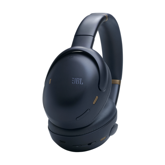 JBL Tour One M3 - Blue - Wireless over-ear Noise Cancelling headphones - Bottom image number null
